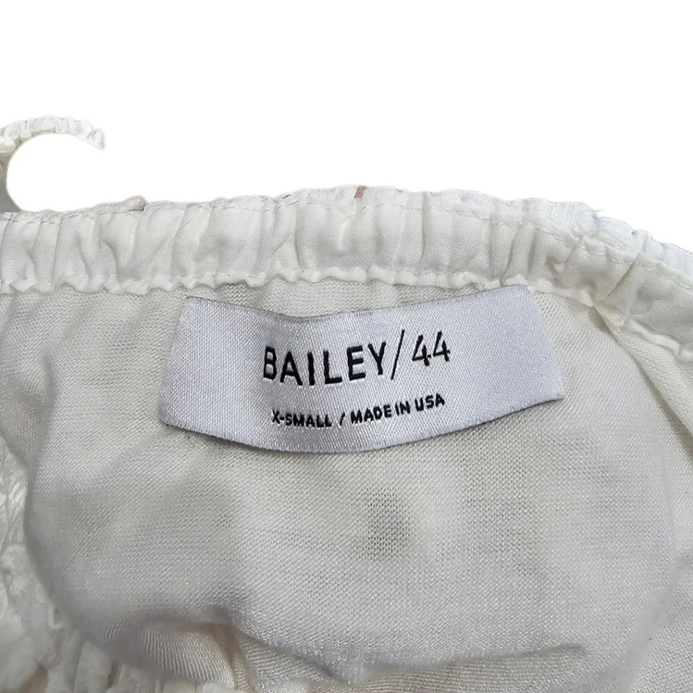 Bailey 44 White Eyelet Boho Tiered Bell Sleeve Blouse - Picture 5 of 11